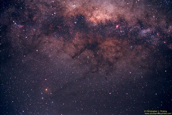 Lagoon Nebula to Antares