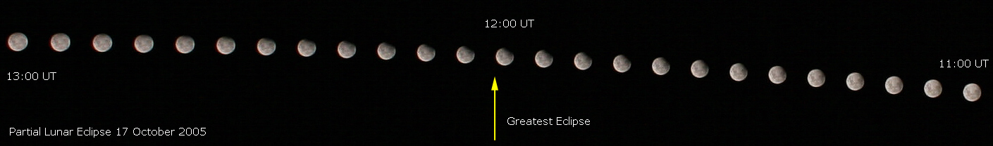 Partial Lunar Eclipse October 2005