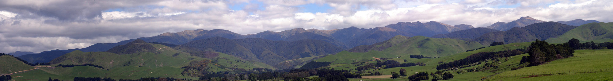 Tararua Ranges Panorama View