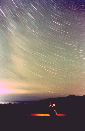 Star Trails with Observatory